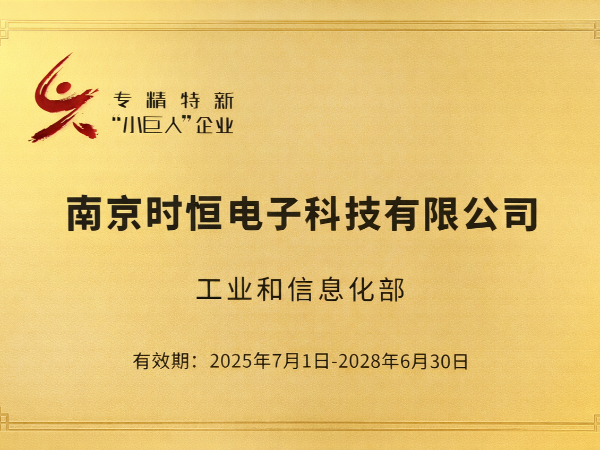 國家級專精特新小巨人企業(yè)