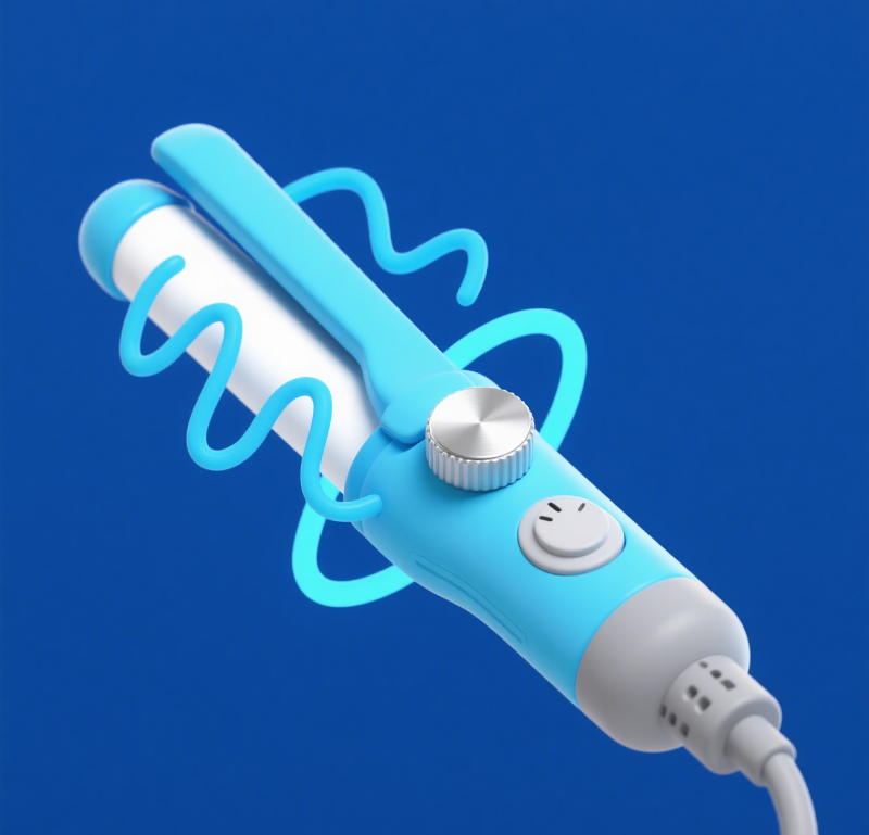 繪制卡通卷發棒